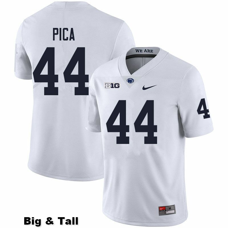 NCAA Nike Men's Penn State Nittany Lions Cameron Pica #44 College Football Authentic Big & Tall White Stitched Jersey ZYQ3598VE